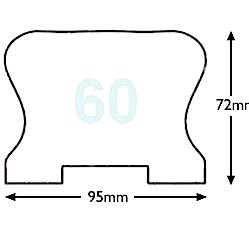 Profile Staircase Handrail No. 60