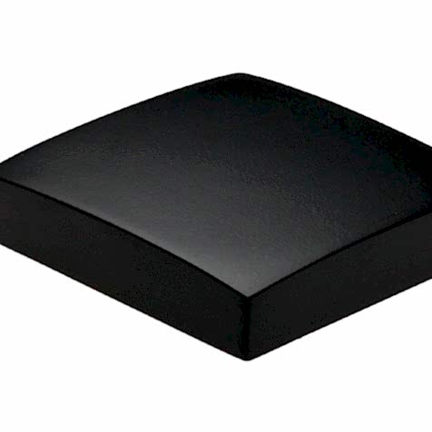 Flat Metal Newel Cap - Black 90 X 90mm